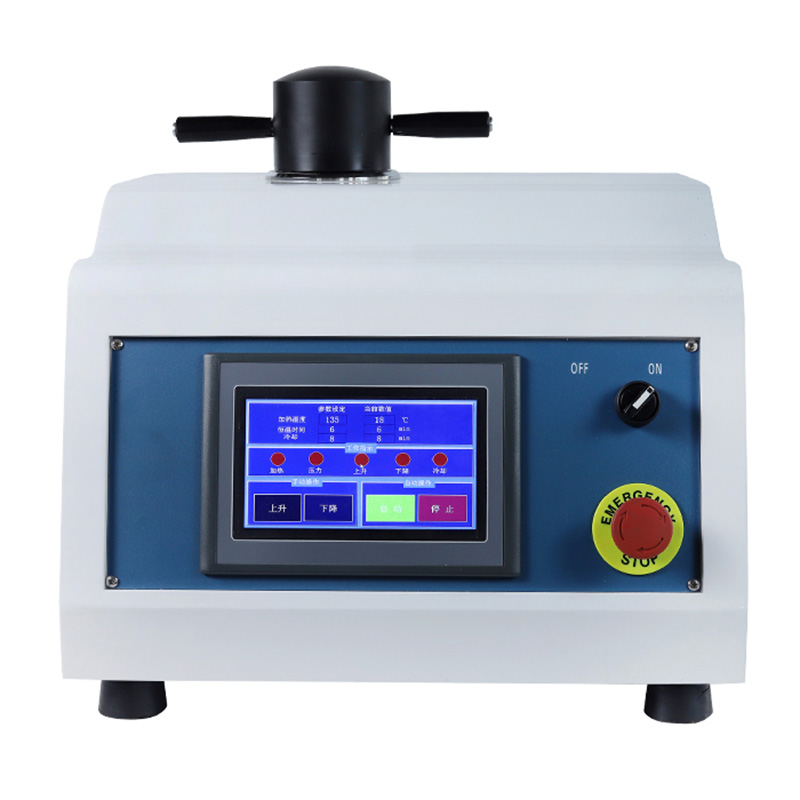 เครื่องติดตั้งชิ้นงาน Metallographic อัตโนมัติเต็มรูปแบบ ZXQ-1 พร้อมระบบระบายความร้อนด้วยน้ำ